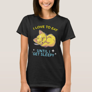 eat sleep repeat  cute dreaming Cat 2 T-Shirt