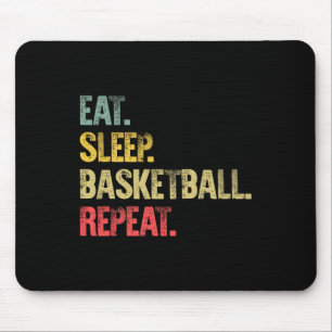 Eat Sleep Repeat Shirt Eat Sleep Sketll Repeat Mouse Pad