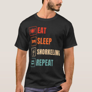 Eat Sleep Repeat Snorkelling Scuba Diver Diving Sn T-Shirt