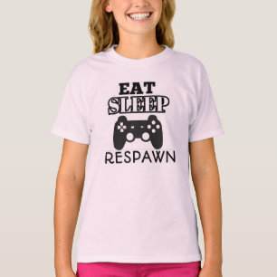 Eat Sleep Respawn Repeat: Gamer Girl Edition T-Shirt