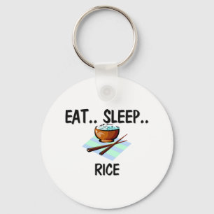 Eat Sleep RICE Key Ring