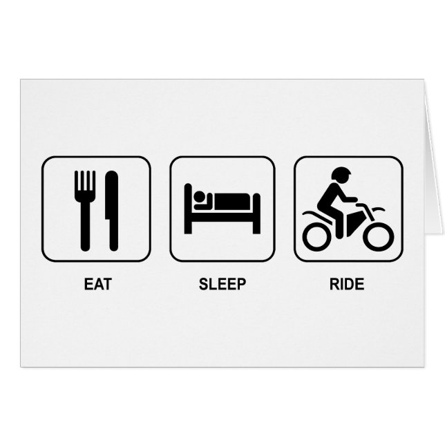 Eat Sleep Ride (Front Horizontal)