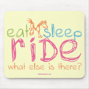 Eat Sleep Ride Mouse Pad
