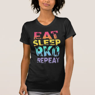 Eat Sleep RKO Repeat Wrestling Fan T-Shirt Funny