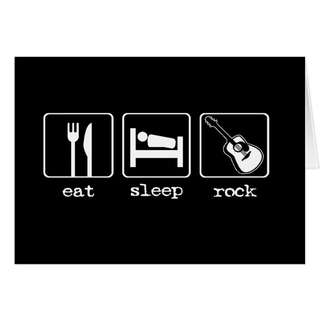 Eat Sleep Rock (Front Horizontal)