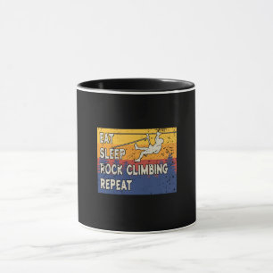 Eat Sleep Rock Climbing Repeat Mug