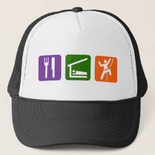 Eat Sleep Rock Climbing Trucker Hat