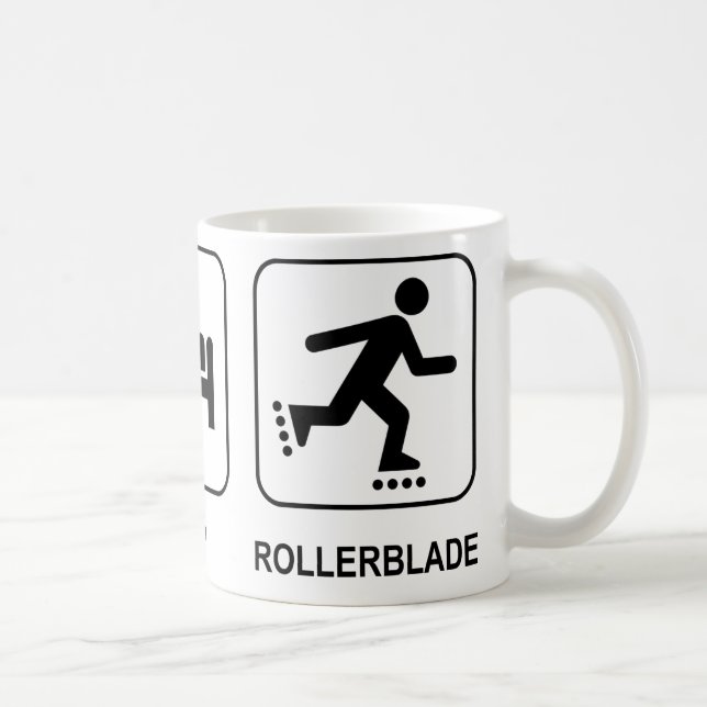 Eat Sleep Rollerblade Mug (Right)