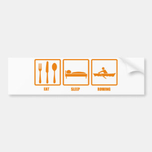 Eat Sleep Rowing Bumper Sticker