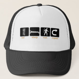 Eat Sleep Run Repeat Trucker Hat