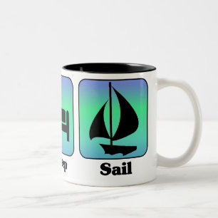 Eat Sleep Sail mug