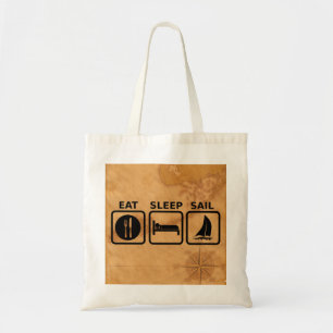 Eat Sleep Sail Tote Bag