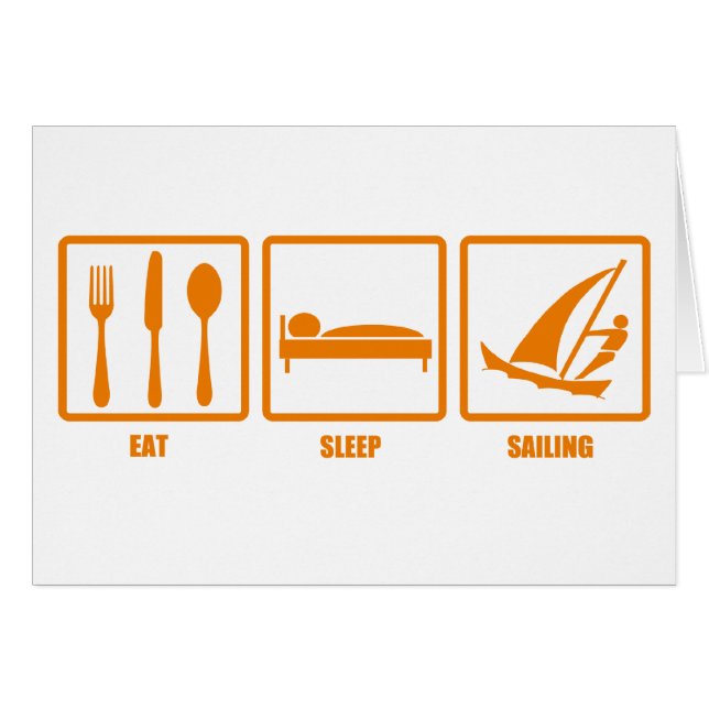 Eat Sleep Sailing (Front Horizontal)