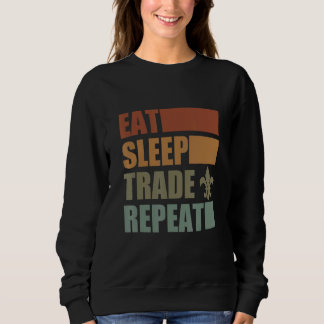 Eat Sleep Scout Repeat For Camping Enthusiast Desi Sweatshirt