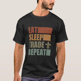 Eat Sleep Scout Repeat For Camping Enthusiast Desi T-Shirt