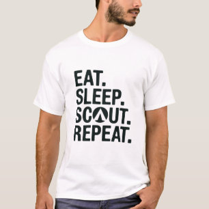 Eat. Sleep. Scout. Repeat. T-Shirt