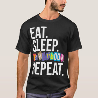 Eat Sleep Scrapbook Repeat Scrapbooker Scrapbookin T-Shirt