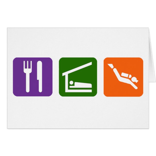Eat Sleep Scuba Diving (Front Horizontal)
