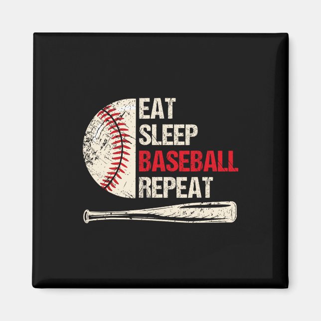 Eat Sleep Sell Repeat Funny Sell Player 1  Magnet (Front)