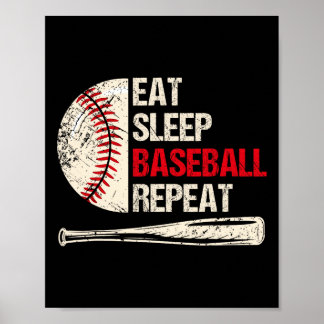 Eat Sleep Sell Repeat Funny Sell Player 1  Poster