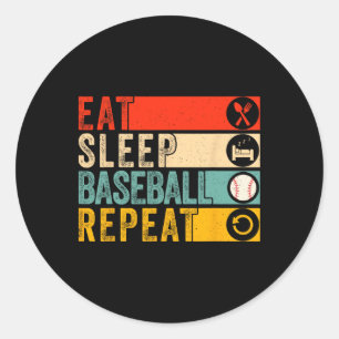 Eat Sleep Sell Repeat Sell Lover Classic Round Sticker