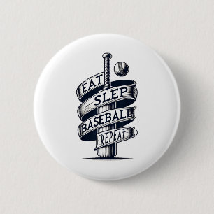 Eat Sleep Sell Repeat Sell Player Cricket T  6 Cm Round Badge