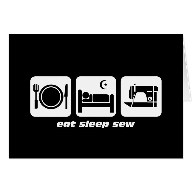 Eat sleep sew (Front Horizontal)
