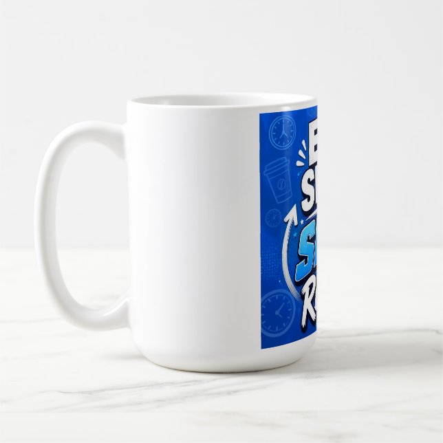 Eat Sleep Shift Repeat – Bold Work Hustle  Coffee Mug (Left)