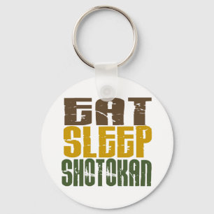Eat Sleep Shotokan 1 Key Ring
