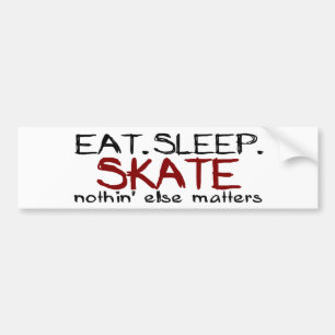 Eat Sleep Skate Bumper Sticker