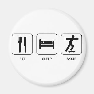 Eat Sleep Skate Magnet
