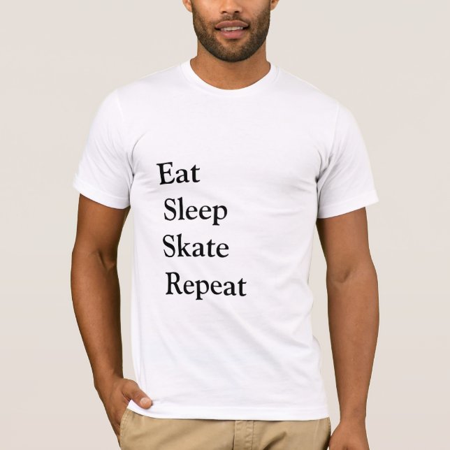 Eat Sleep Skate Repeat T-Shirt (Front)