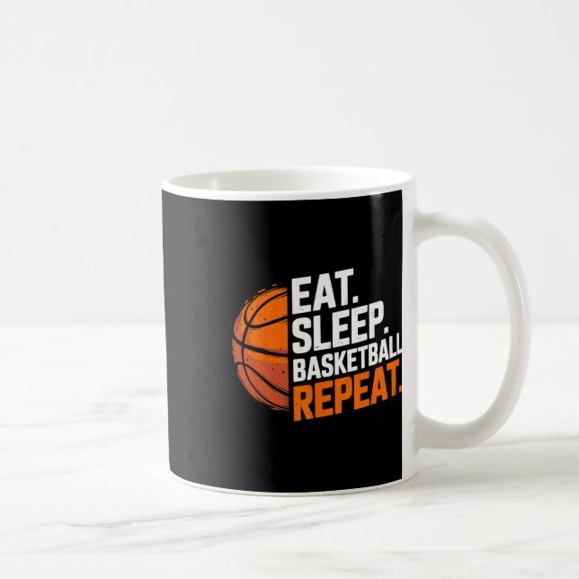 Eat Sleep Sketll Repeat 2  Coffee Mug (Right)