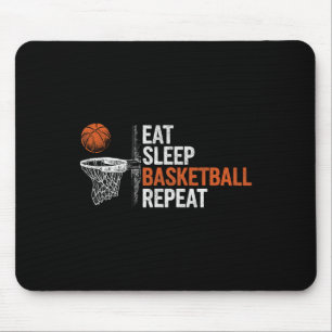 Eat Sleep Sketll Repeat Funny Sketll Coach 2 Mouse Pad