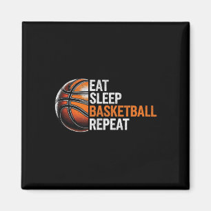 Eat Sleep Sketll Repeat Funny Sketll Coach  Magnet