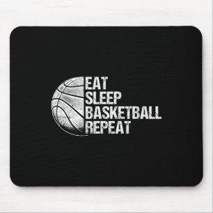 Eat Sleep Sketll Repeat Funny Sketll Player 1 Mouse Pad