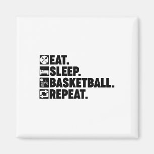 Eat Sleep Sketll Repeat Men Women Sketll Player Co Magnet