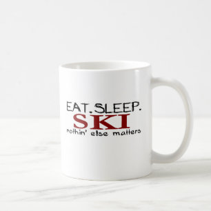 Eat Sleep Ski Coffee Mug
