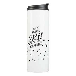 Eat Sleep Ski Repeat Thermal Tumbler