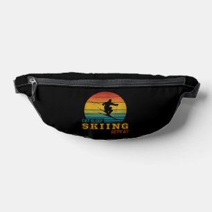 Eat Sleep Skiing Repeat  Bum Bags