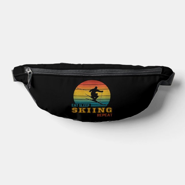 Eat Sleep Skiing Repeat  Bum Bags (Lay Down)