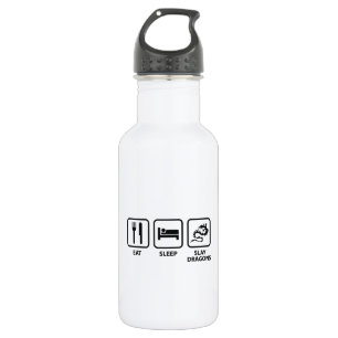 Eat Sleep Slay Dragons 532 Ml Water Bottle