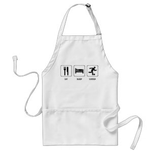 Eat Sleep Soccer Apron