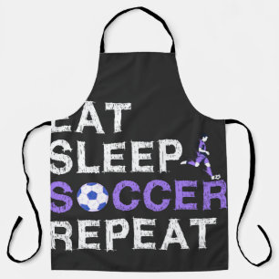 Eat+Sleep+soccer+Repeat Apron