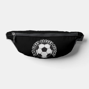 eat sleep soccer repeat  bum bags