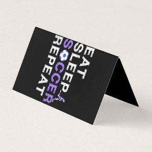 Eat+Sleep+soccer+Repeat Business Card