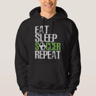 Eat Sleep Soccer Repeat Cool Sport Player Gift Hoodie