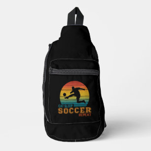 Eat Sleep Soccer Repeat Sling Bag