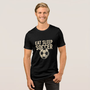 Eat Sleep Soccer Repeat T-Shirt Tri-Blend Shirt