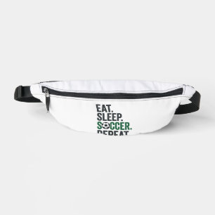 Eat Sleep Soccer Repeat Vintage T-Shirt Design_1 Bum Bags
